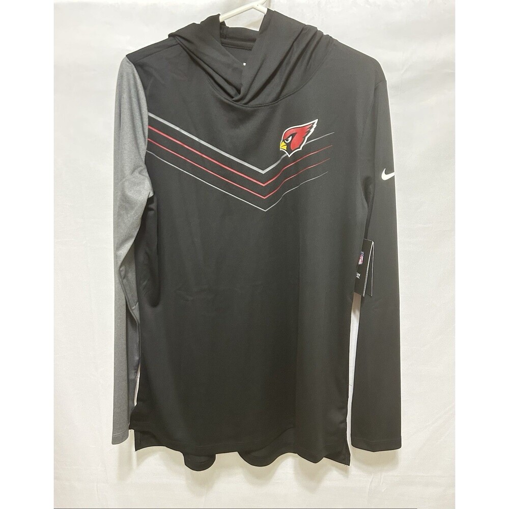 NFL Nike Dri-Fit Unisex L Hooded Long Sleeve AZ Cardinals Top NWT
